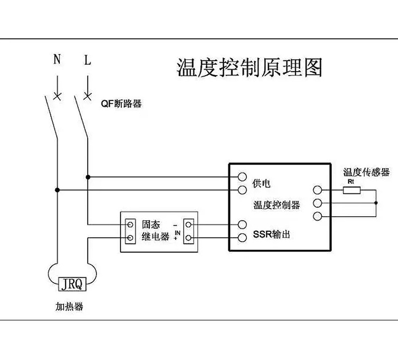 艾德默液晶温控器温度控制原理图