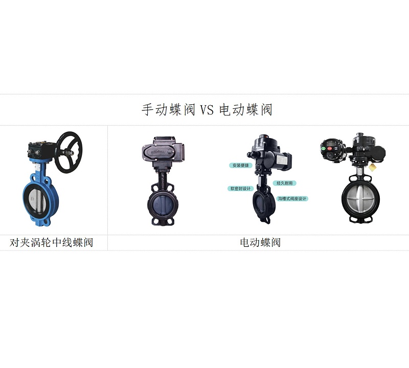 手动蝶阀VS电动蝶阀