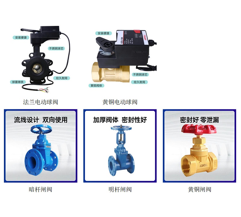 电动球阀和闸阀哪个适合用于水系统？